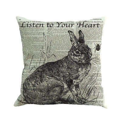 

〖Follure〗Easter Sunday Throw Pillow Case Sweet Love Square Cushion Cover