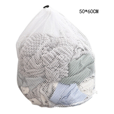 

Practical Large Washing Net Bags Durable Fine Mesh Laundry Bag With Lockable Drawstring For Big