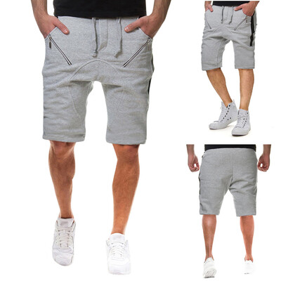 

Gobestart Mens Zipper Pocket New Style Cotton Multi-Pocket Overalls Shorts Fashion Pant
