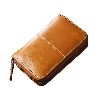 

Men Solid Color Organ Multi Card Slots Faux Leather Short Wallet Coin Purse