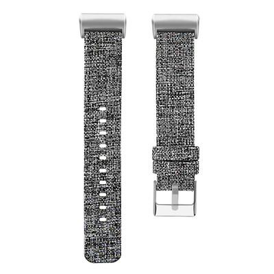 

〖Follure〗Replacement Woven Canvas Fabric Watch Band Wrist Strap For Fitbit Charge 3
