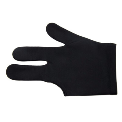 

1PCS Lycra Fabric Snooker Billiard Glove 3 Finger Gloves Pool Left Hand Open Mitten Billiard Accessories fast delivery