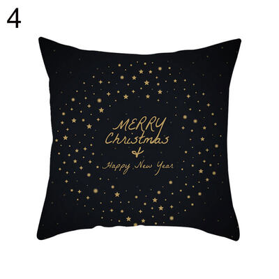 

Chrismas Snowflake Elk Star Pillow Case Cushion Cover Office Home Sofa Decor