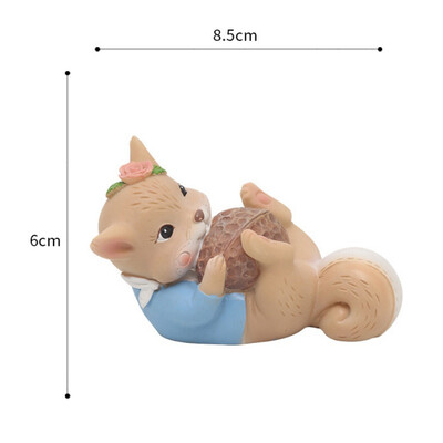 

Cute Animal Miniature Figurines Lifelike Animal Crafts DIY Garden Dollhouse Desk Ornament Home Office Wedding Decorations Gifts