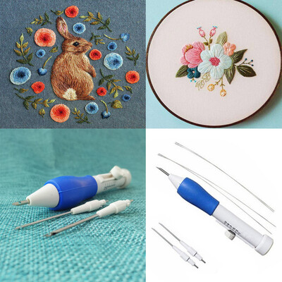 

JPGIF Magic Embroidery Pen Embroidery Needle Weaving Tool Fancy