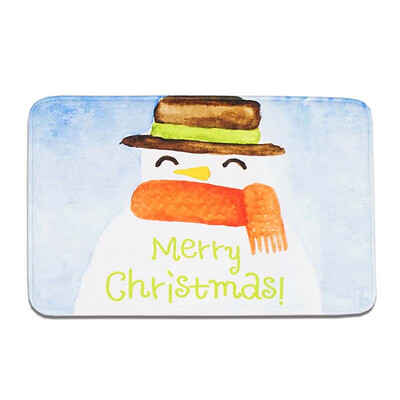 

Christmas Anti-skid Doormats Thickened Memory Cotton Doormat Non Slip Floor Rug Cartoon Entrance Mat Bathroom Mats