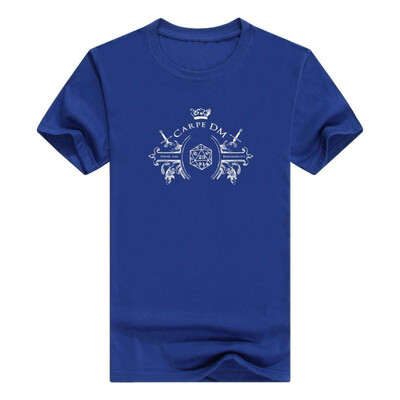 

Funny Gamer Gifts D20 Dice Carpe DM Juniors Men s T-Shirt