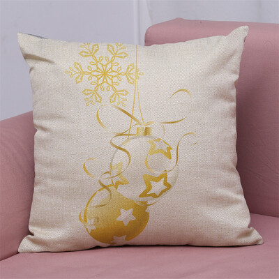 

Tailored New Christmas Cotton Linen Pillow Case Sofa Cushion Cover Home Decor