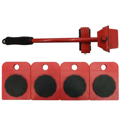 

5Pcs Furniture Transport Hand Tool Lifter Slides Mover Rollers Wheeled Corner Movers Wheel Kit Home