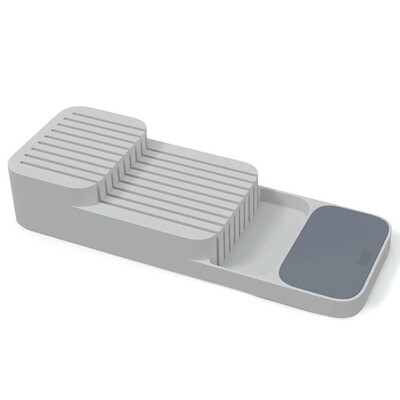 

Plastic Knife Block Holder Cutlery Drawer Organizer Tray Knives Utensil Rack Universal Knife Stand Organizer Kitchen Storage