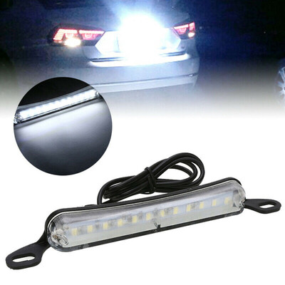 

Car Vehicle 6000K Xenon White 12-SMD Bolt-On LED License Plate Light Lamp 12V DC