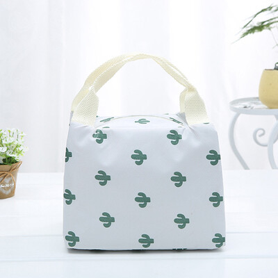 

Various Color Lunch Bag Reusable Insulated Lunch Bag Cooler Tote Box with Front Pocket Zipper Closure for Working Picnic