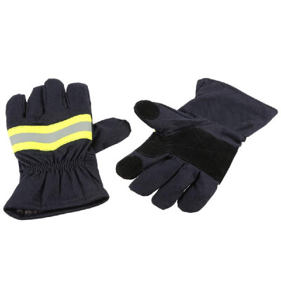 

Protective Gloves Waterproof Heat -Resistant Flame-retardant Cut-resistant Gloves with Reflective Strap