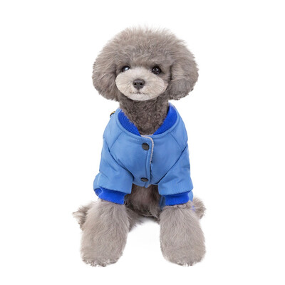 

Pet Dog Coat Winter Dog Clothes Thicken Warm Dog Jumpsuit Coat Jacket Poodle Pet Apparel Puppy Outfit For Small Medium Dogs