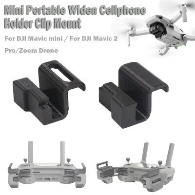 

Siaonvr Mini Portable Widen Cellphone Holder Clip Mount For DJI Mavic mini Drone