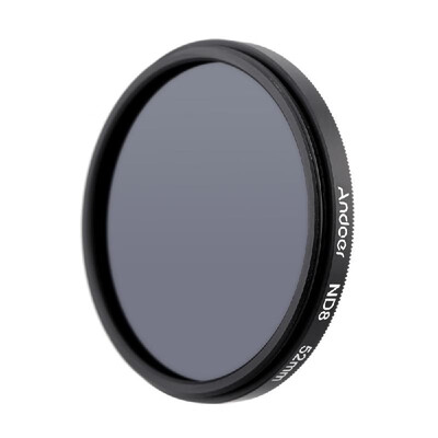 

Andoer 52mm UVCPLND8 Circular Filter Kit Circular Polarizer Filter ND8 Neutral Density Filter with Bag for Nikon Canon Pentax So