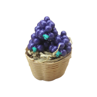 

Siaonvr Simulation Decoration Dollhouse Miniature Scene Fruit Basket Pretend Play Toy