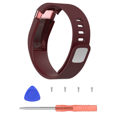 

〖Follure〗Large Replacement Silicone Band Strap Wristband Bracelet For Fitbit Charge BK