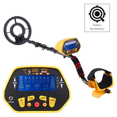 

Professional Metal Detector PP Function Disc Mode High Sensitivity Adjustable Waterproof Metal Finder 7 Target Categories Undergr