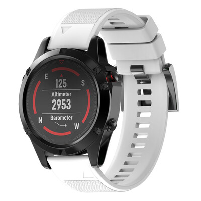

〖Follure〗Replacement Silicagel Quick Install Band Strap For Garmin Fenix 5 GPS Watch BK