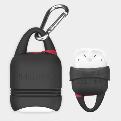 

Protective Silicone Cover for Air Pods Protection Skin Grey