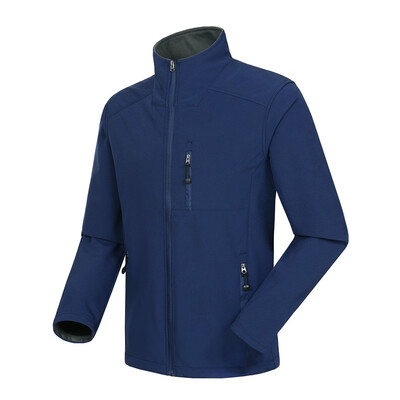 

Toponeto Men Winter Zipper Pocket Softshell Windproof Waterproof Soft Coat Shell Jacket