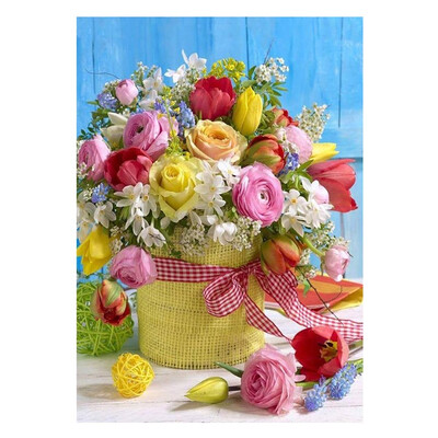 

Popular Flower Charm 5D Full Diamond Diamond Painting Room Decoration Art
