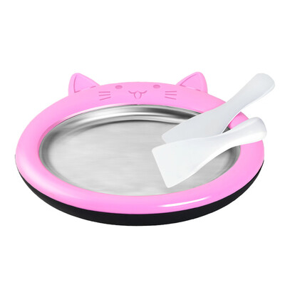 

Toponeto Mini Ice Cream Maker Fried Ice Machine Tray Home Ice Cream Maker Food Grade Mat