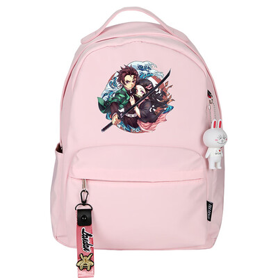 

redCherry Anime Demon Slayer Kimetsu no Yaiba Cosplay Backpack Daypack Bookbag Laptop School Bag