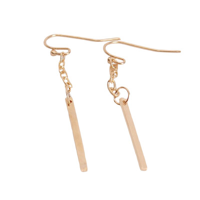 

Alloy European&American popular simple long section of a chain-shaped ear hook earrings wholesale trade punk style