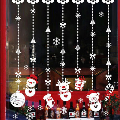 

Christmas Snowflake Window Sticker Winter Wall Stickers Kids Room Christmas Decorations for Home New Year Stickers