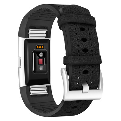 

〖Follure〗Replacement TPU Leather Band Strap Bracelet For Fitbit Charge 2