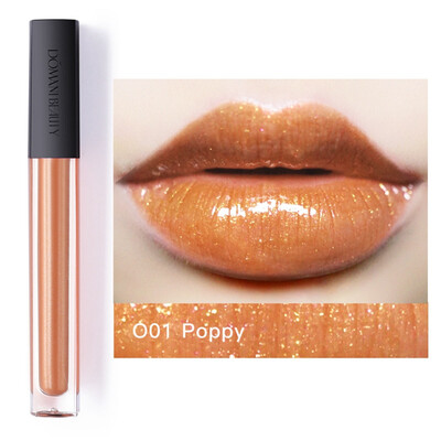 

6colors Glitter Liquid Lipstick Long Lasting Waterproof Moisturizing Candy Color Lip Gloss