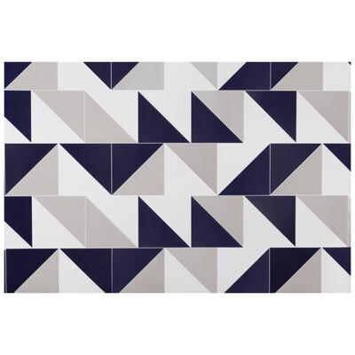 

Kitchen Oilproof Sticker Geometric Wall Sticker Waterproof High Temperature Resistant Decorative Sticker