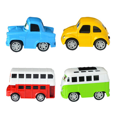 

YIWULAChildren Educational Cartoon Alloy Friction Simulation Toy Car Model