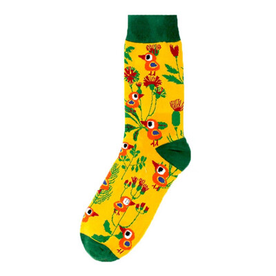 

1 Pair Art Socks New Men Women Cotton Socks Couple Funny Socks Long Colorful Socks