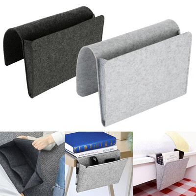 

Foldable Sofa Armrest Organizer Bag Felt Bedside Storage Bag Remote