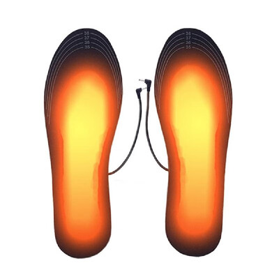 

Portable USB Heating Insoles Electric Foot Warmer Washable Charge Support Clipping Heating Insoles