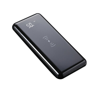 

Wireless 10000mAh Power Bank 2USB LCD LED Portable Phone Fast Charger Micro USB Input For iPhone Samsung Xiaomi HuaWei
