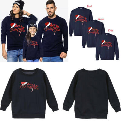 

US Family Matching Women Adult Kids Xmas Christmas Jumper Sweater Pullover Tops