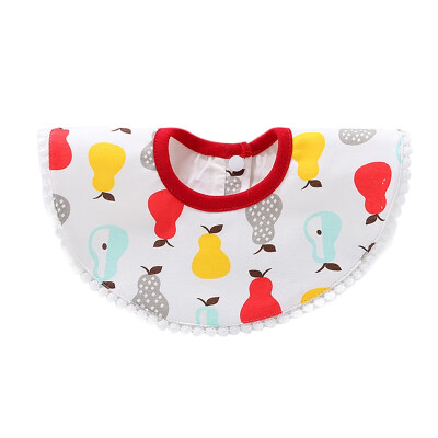 

Baby Cute Waterproof Cotton Bib Burp Cloth Drooling Teething Bibs Cartoon Pattern Towels 0-24M