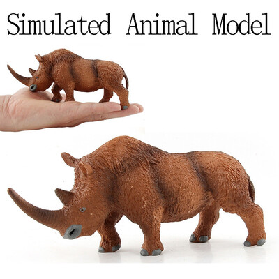 

YIWULAChildrens Puzzle Early Education Toy Simulation Long-Haired Animal Model