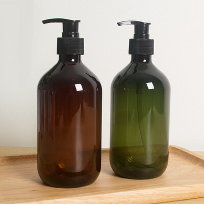 

500ML Plastic Bathroom Liquid Soap Foam Dispenser PET Shampoo Bottle 24pcs