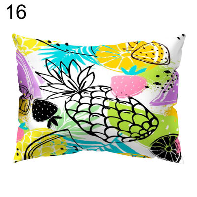 

Colorful Fruit Printed Throw Pillow Case Sofa Bed Cushion Cover Home Decor