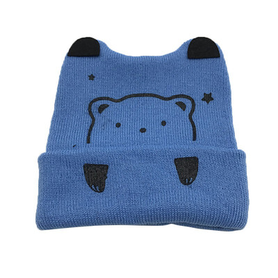 

2019 Autumn Winter 0-12 Months Baby Hat Cute Cotton Cartoon Bear Cap Toddler Infant Baby Girls&Boys Hats