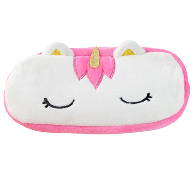 

Unicorn Plush Coin Bag Pouch Pencil Case Key Chain Pendant Wallet Girl Gift School Supply
