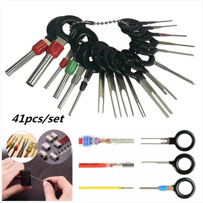 

41x Terminal Rear Needle Car Electrical Wiring Crimp Connector Extractor Set