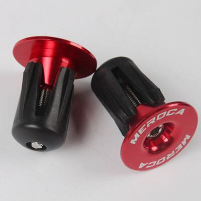 

1 Pair Aluminum Alloy Bicycle Bike Handlebar Grips Caps Handle Bar End Plugs