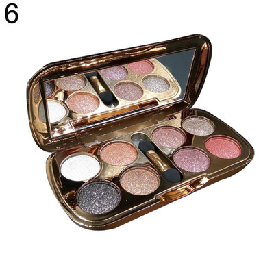 

8Color Shimmers Eyeshadow Palette Waterproof Natural Eye Makeup Beauty Cosmetic