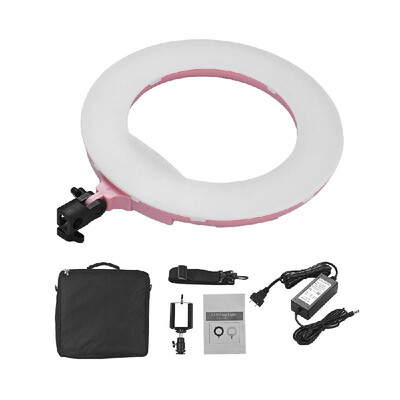 

LED Ring Light 192 Pieces LEDs Anchor Live Light 3200K to 5500K Color Temperature 38W Power Ring Video Lamp for Makeup Camera Phon